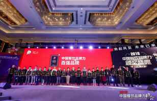 成都智宸电子设备维修有限公司荣登2018年度中国餐饮品牌力100强